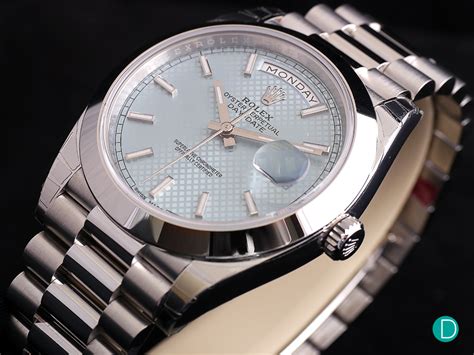 rolex day date oyster 40 mm platinoreplica|rolex day date 40.